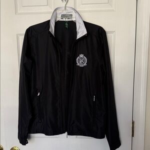 Black Ralph Lauren Active Jacket with Embroidered Logo